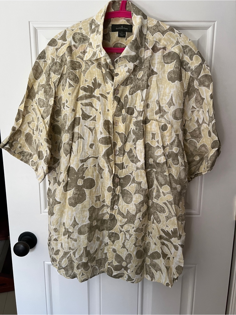 Ermenegildo Zegna Italian Linen Shirt